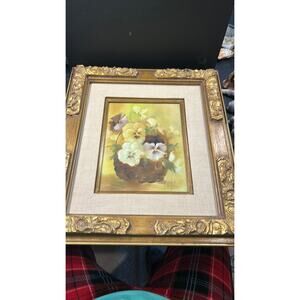 Pansy Oil Painting